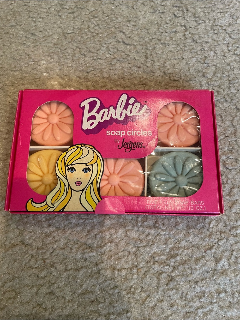 Vintage 1974 Barbie x Jergens Soap Circles - Picture 1 of 2